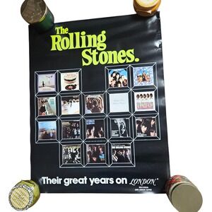 The Rolling‎ Stones Their Great Years 1977 Promo Album Poster 21.5x27 London